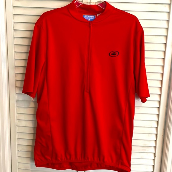 Performance Other - PERFORMANCE Red Biking Jersey w/Zipper front and Back Pockets, Size XXL